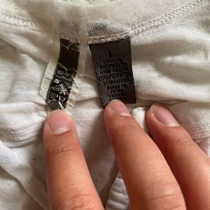 White long sleeve shirt